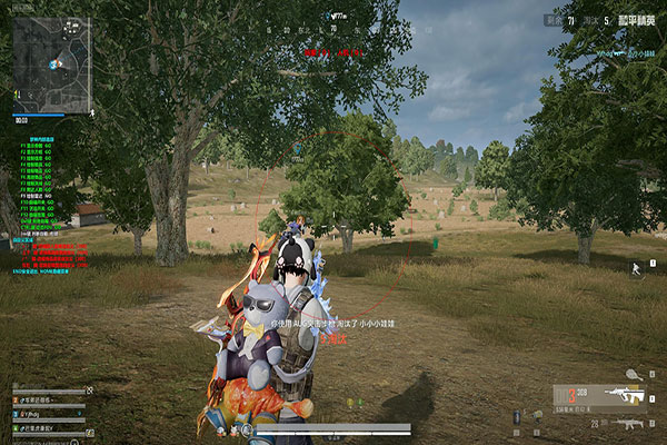 CF职业谈外挂透视自瞄效果